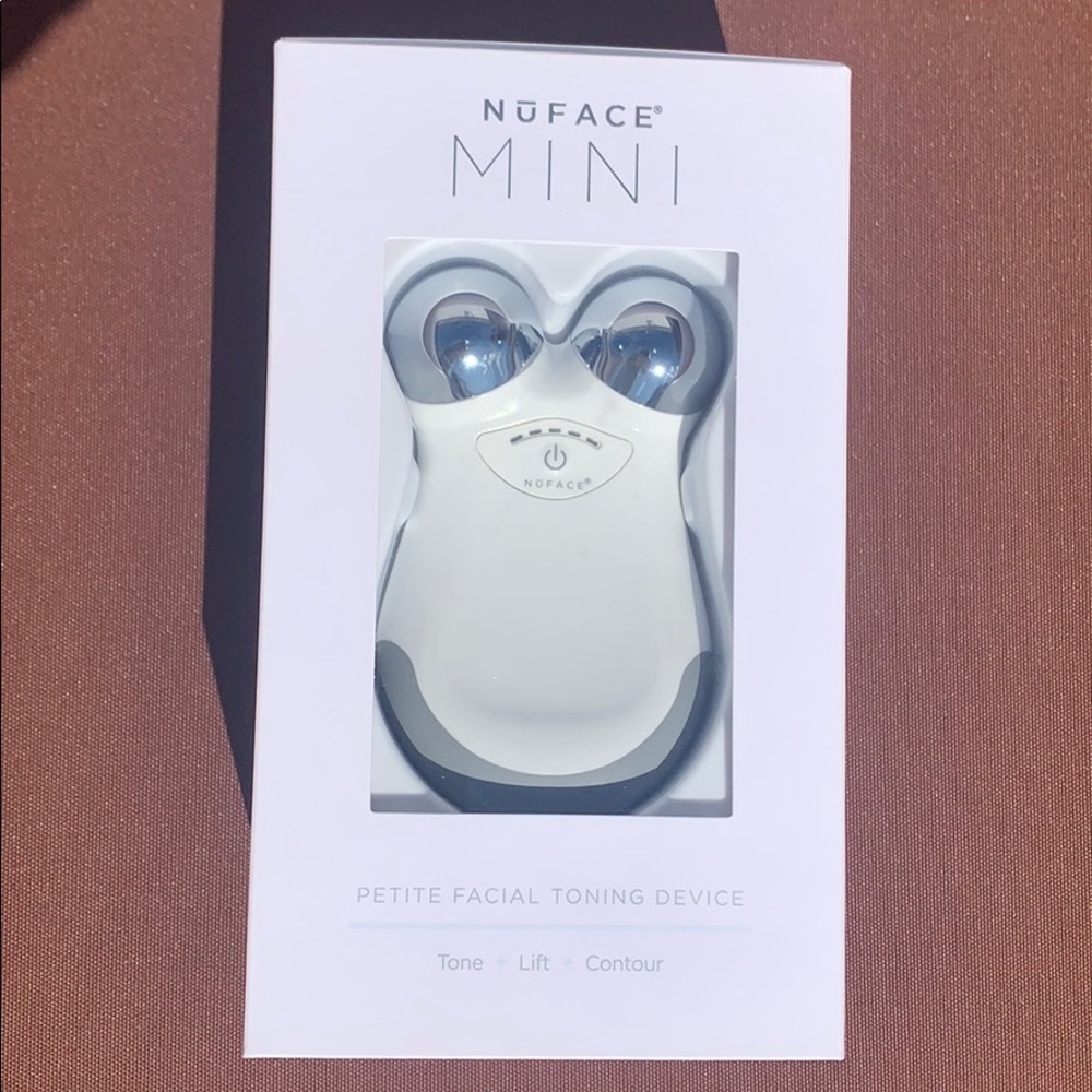 NU FACE MINI facial toning device.